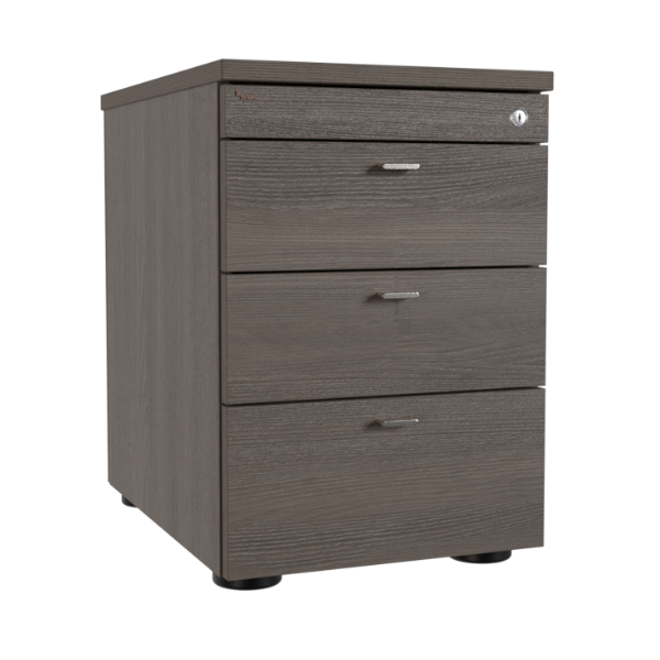 Picture of ZP-E0303LD Manhattan 3-Drawer Mobile Pedestal