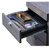 Picture of ZP-E0303LD Manhattan 3-Drawer Mobile Pedestal