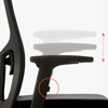 Picture of CH-2800AHZ ITIS 2 High Back Exec. Mesh Chair w/Headrest - Black (651A)