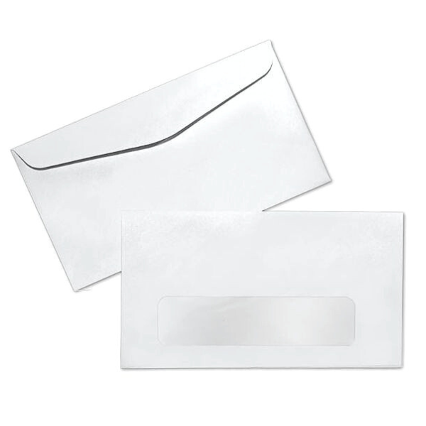 Picture of 90-042 O.A. #8 White Window Envelopes (500)