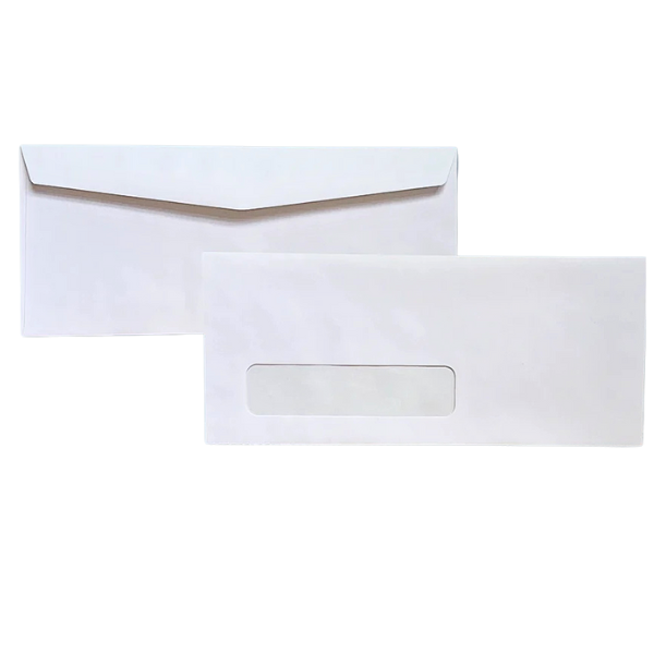 Picture of 90-046 O.A. #10 White Window Envelopes (500)