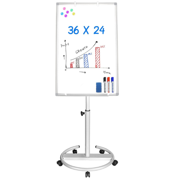 Picture of 05-073 Maxtek 24x36 Mobile 360 Whiteboard Hy-6090-86