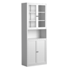 Picture of AS-A4GDL Image 4-Door Steel Cabinet (Grey)