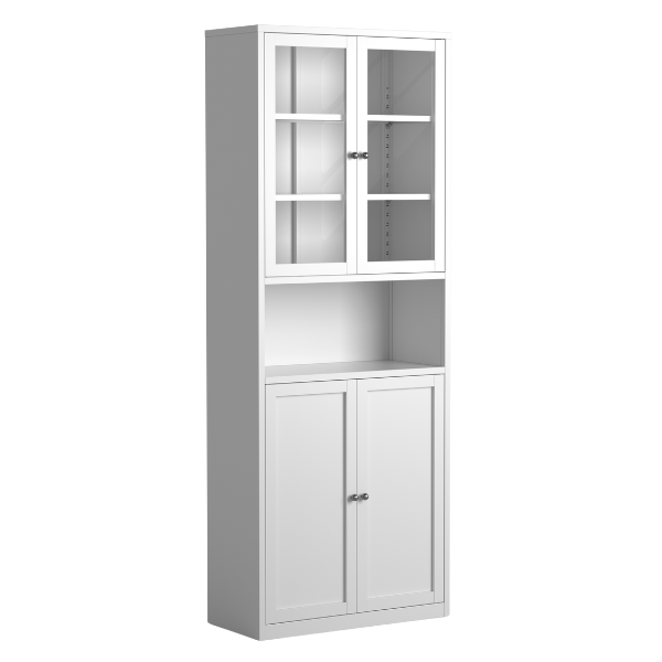 Picture of AS-A4GDL Image 4-Door Steel Cabinet (Grey)
