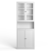 Picture of AS-A4GDL Image 4-Door Steel Cabinet (Grey)