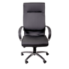 Picture of AA-812BBK Image High Back Exec Vinyl Chair w/Chrome Base - Blk