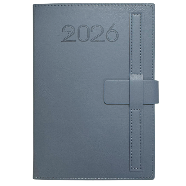 Picture of 90-008 SOS 5 1/2 x 8 1/2 Exec Appt. Diary w/Flap - Blue