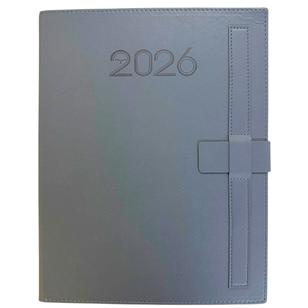 Picture of 90-010 SOS 8 x11 Exec. Appt. Diary w/Flap - Blue 1-Day