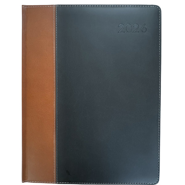 Picture of 90-009 SOS Exec. 8X11 Appt. Diary (Black/Tan) 1-DAY