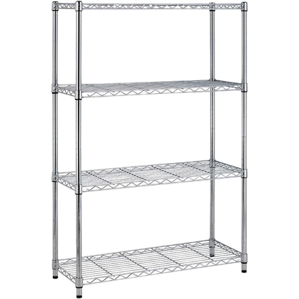 Picture of AZ-RYX64 Image 48x18x63 4-Shelf Industrial Chrome Rack w/o Wheels