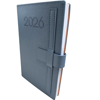 Picture of 90-008 SOS 5 1/2 x 8 1/2 Exec Appt. Diary w/Flap - Blue