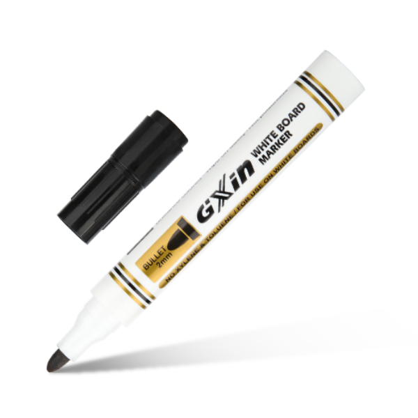 Picture of 53-018B GXIN #209 Bullet Tip Whiteboard Marker - Black