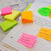 Picture of 56-066 2x1.5 Sticky Notes Pad (24) Neon #HX-B01
