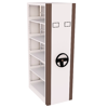 Picture of MR-LUM766 Webber 1-Bay Double Movable Cabinet