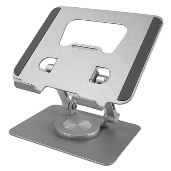 Picture of 22-026 Swivel Adjustable Laptop Stand - Silver #V3.1